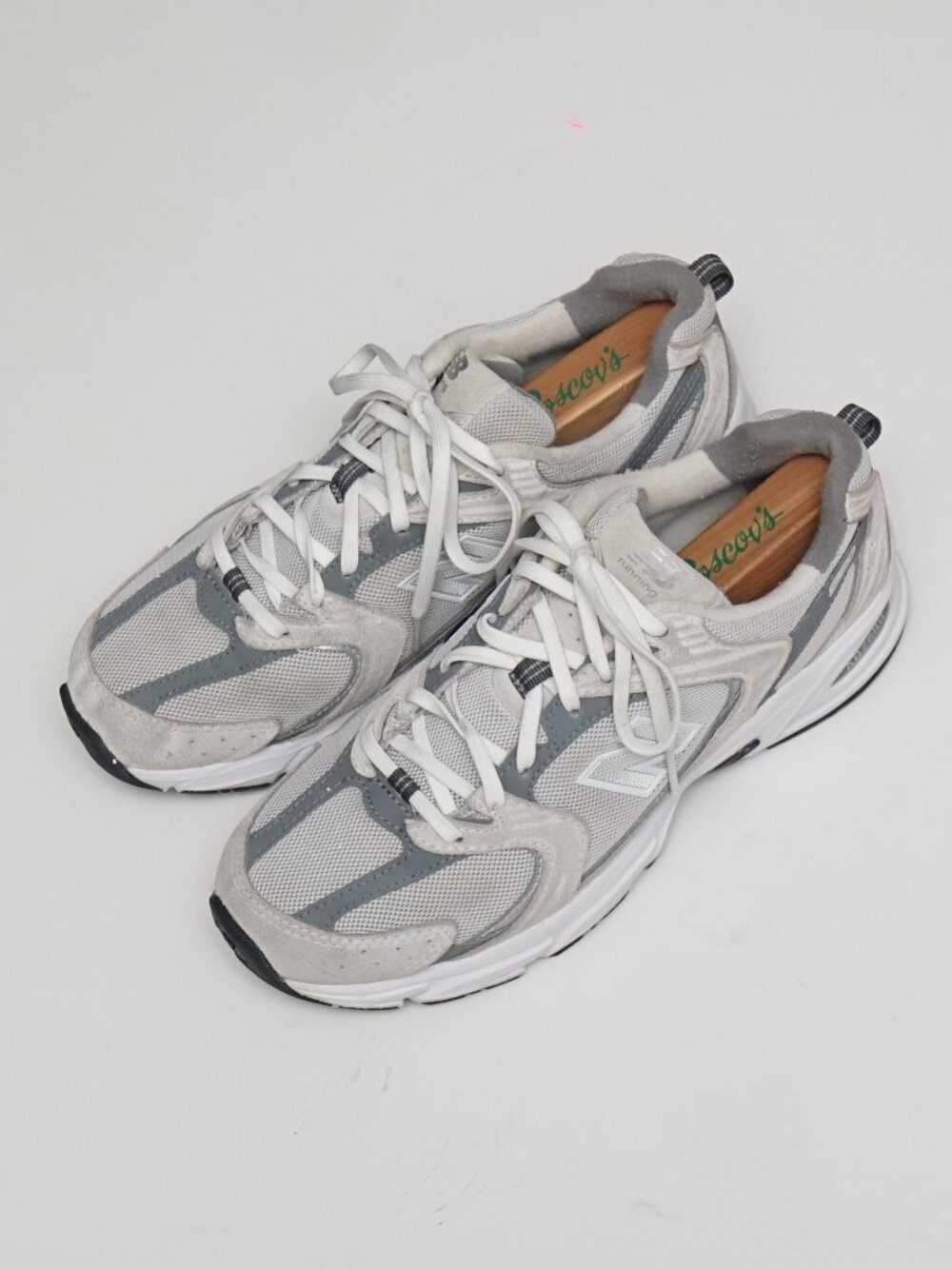 New Balance 530 MR530CK Raincloud/Shadow Grey Mesh Low Top Lace-Up Men's 7.5